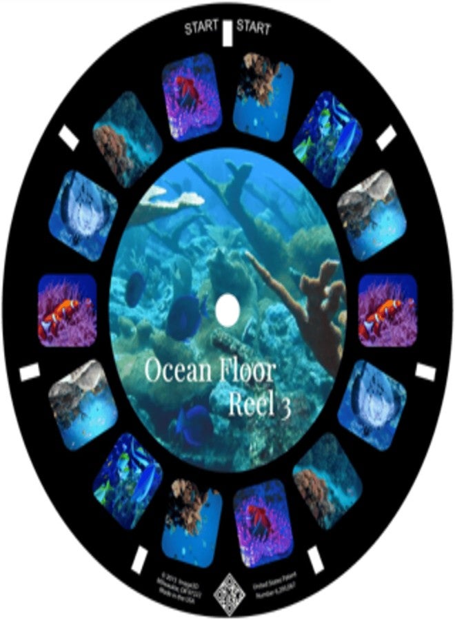 MayKo Ocean Floor Reels for Viewfinder, Compatible with Viewmaster Classic Viewers. Set of 3 (Reels only) - Image 4